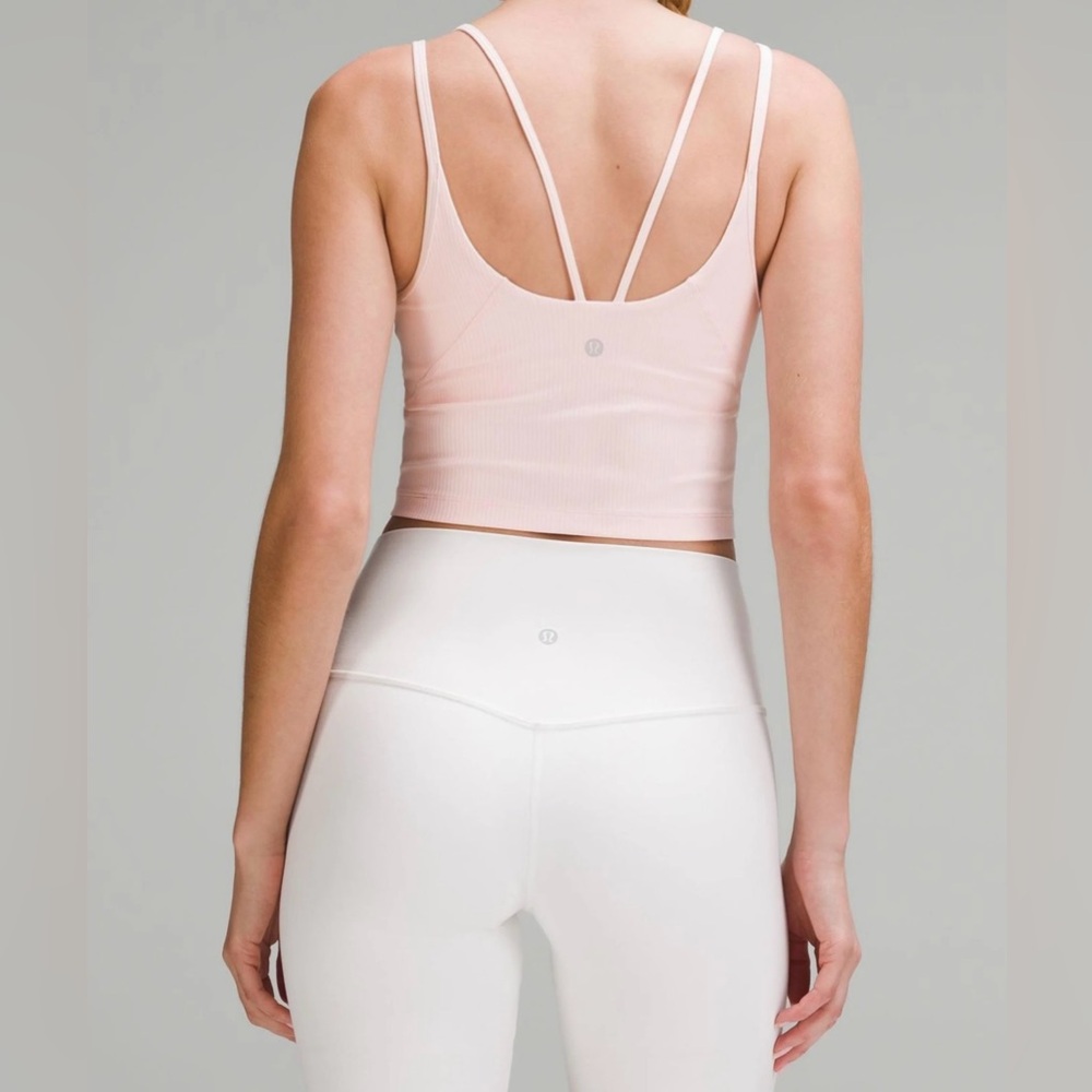 NWOT Lululemon 8 Align Strappy Ribbed Tank Top Strawberry Milkshake